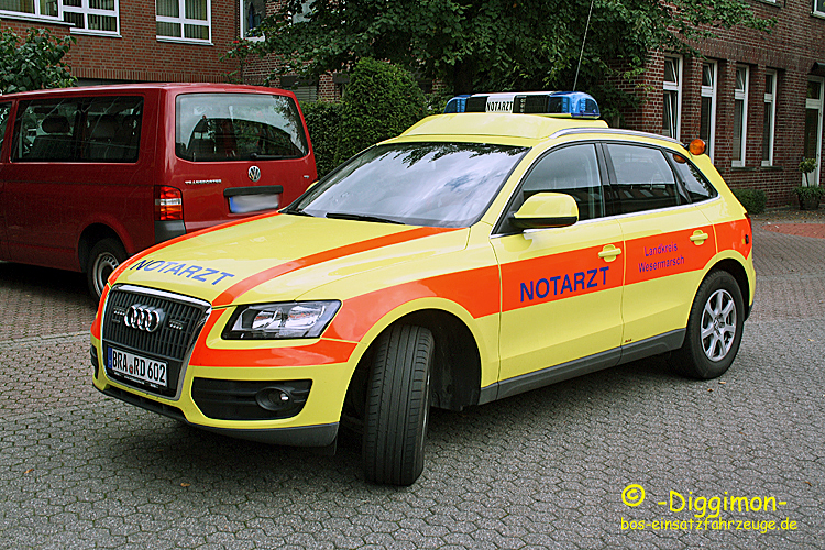 Notarzteinsatzfahrzeug - Eigenbetrieb Rettungsdienst Wesermarsch